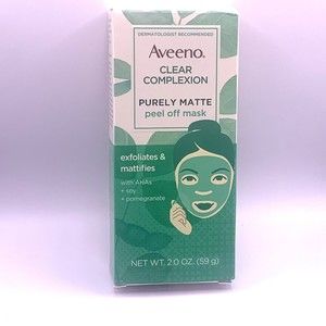 Aveeno Clear Complexion 2oz PURELY MATTE Peel Off MASK exfoliates mattifies